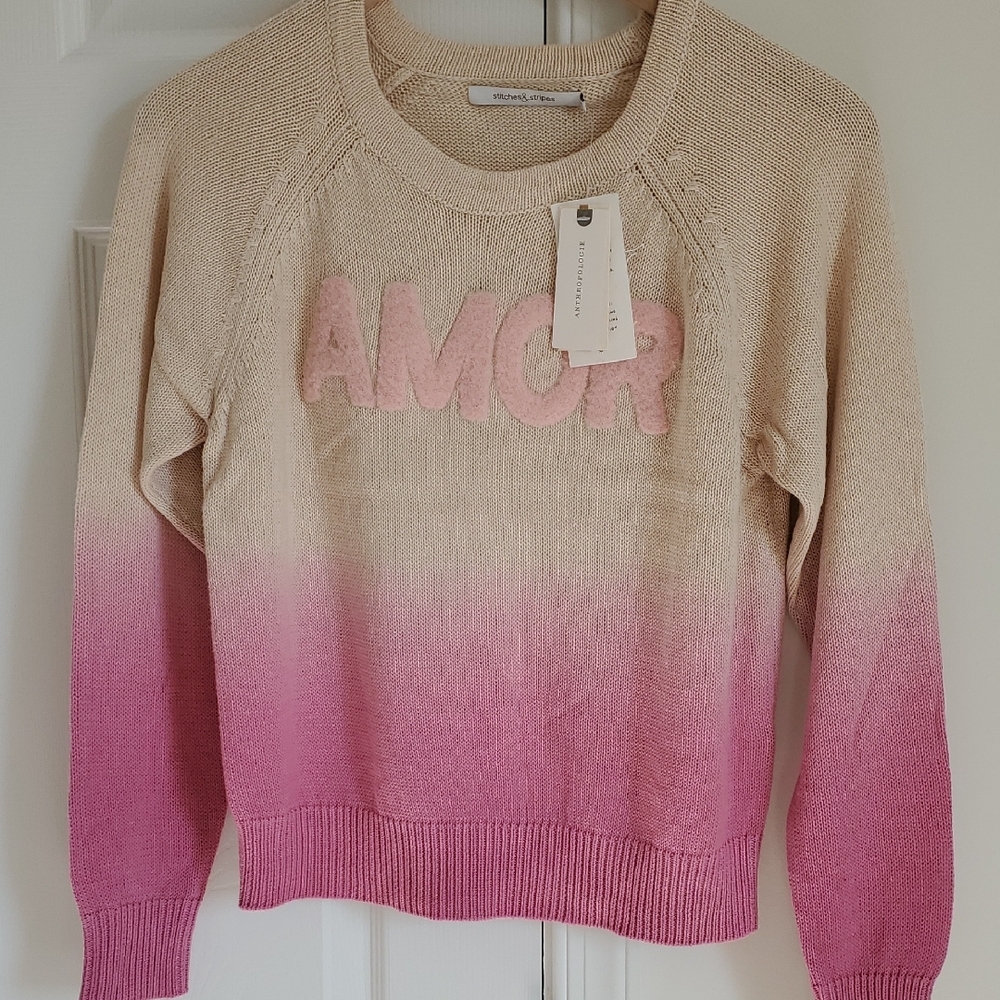NWT Anthropologie AMOR Ombre Sweater